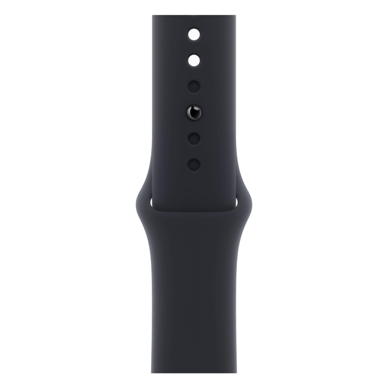 Apple Watch Series 9, 41 мм, корпус из алюминия цвета «тёмная ночь», спортивный ремешок цвета «тёмна